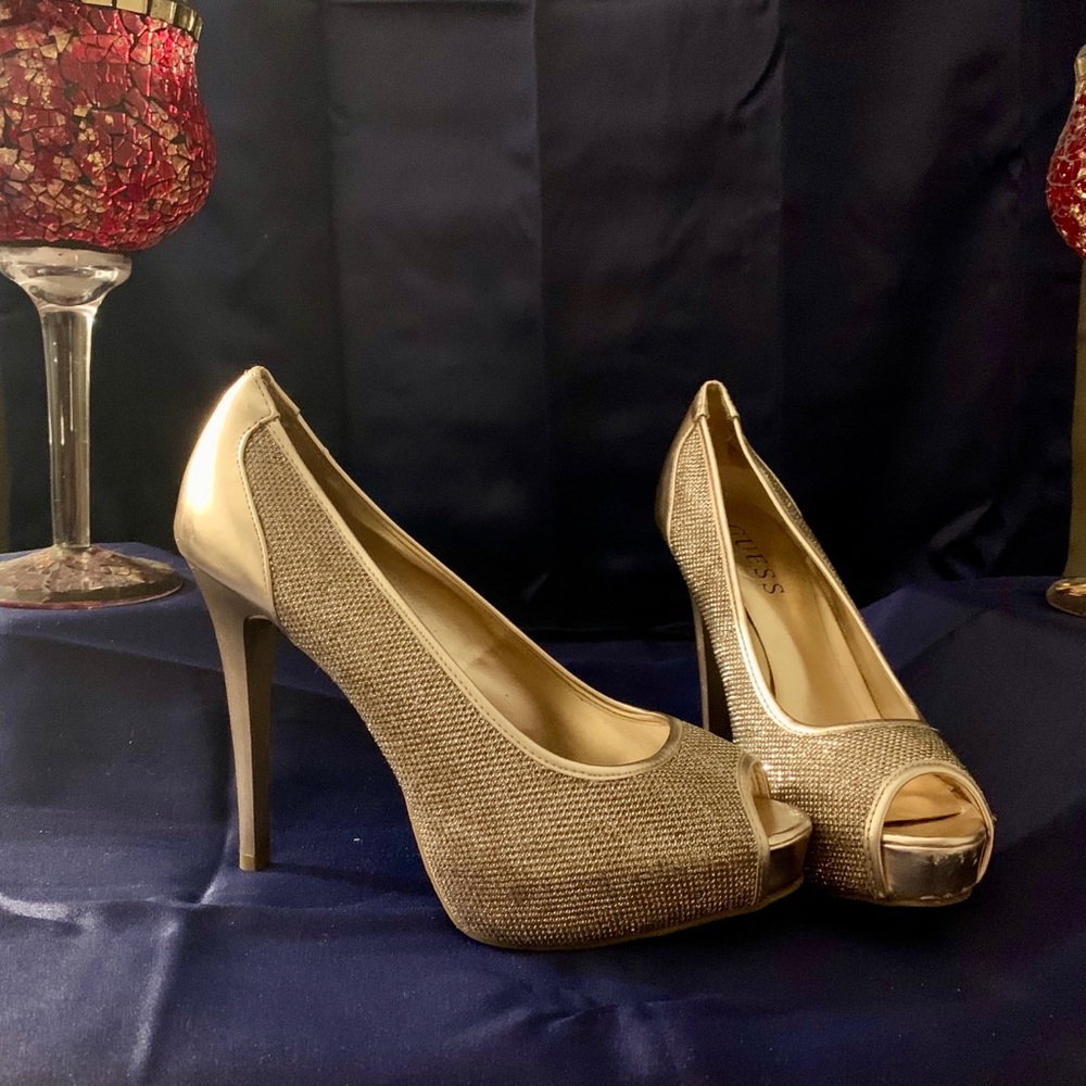 Guess Peek Toe Heels